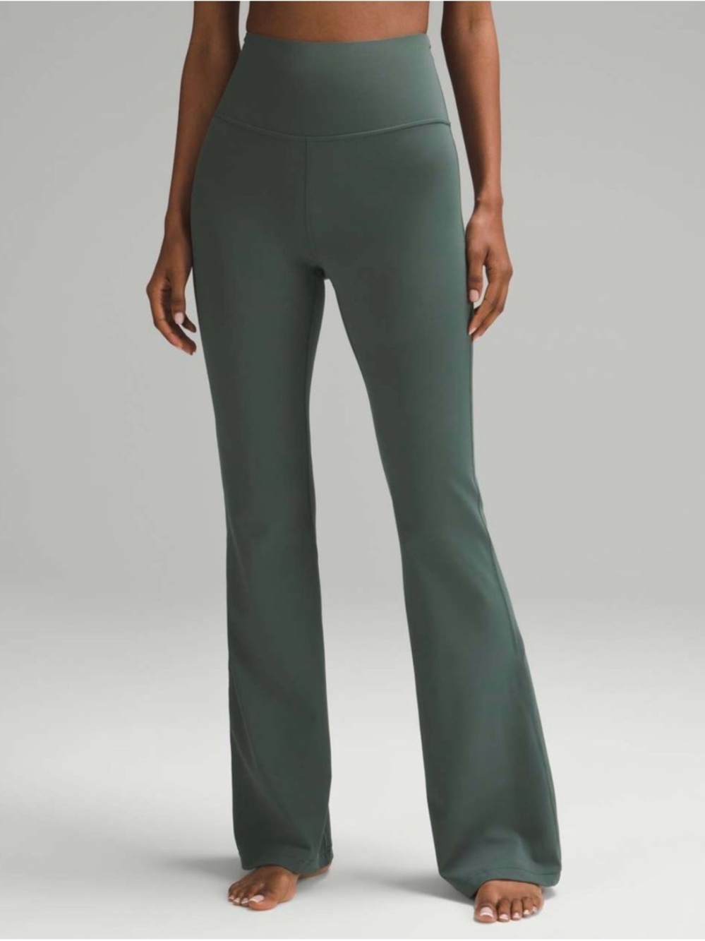 Lululemon Groove SHR Flare Pant Size 4 Dark Forest - Picture 2 of 9